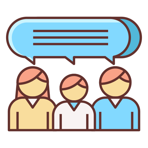 Family illustration supporting elder care and senior safety devices